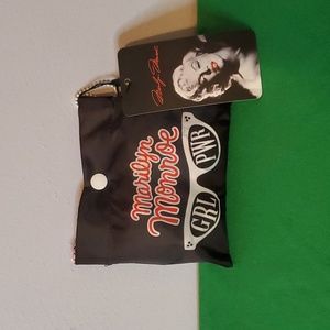 Large Foldable Marilyn Monroe Shopping Bag With Carrying Pouch